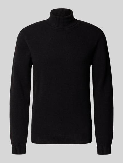 Sweter z dzianiny z golfem Shop The Look MANNEQUINE