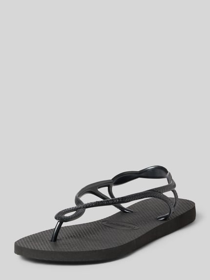 Havaianas sandalen met logodetail Zwart - 1