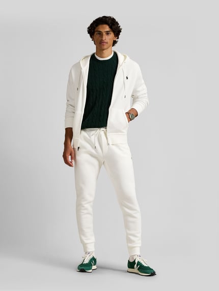 Polo Ralph Lauren Regular Fit Sweatjacke aus Baumwoll-Mix Weiss 1