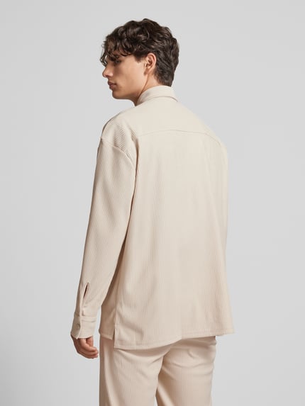 ONLY & SONS Relaxed fit overhemdjack met plissévouwen, model 'KARI' Offwhite - 5