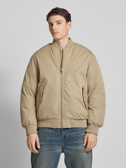 JACK & JONES Bomberjacke mit Zweiwege-Reißverschluss Beige 4
