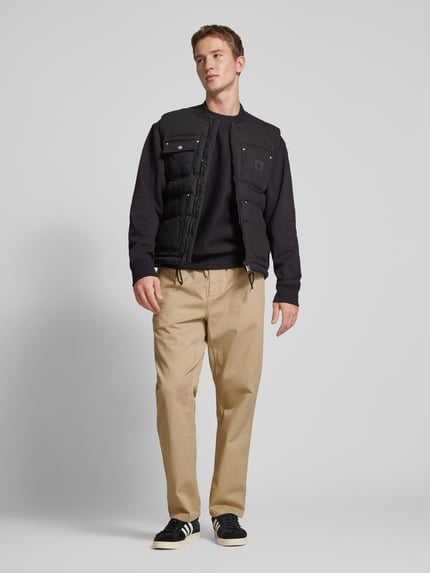 Carhartt Work In Progress Regular Fit Hose mit seitlichen Eingrifftaschen Modell 'FLINT' Beige 1