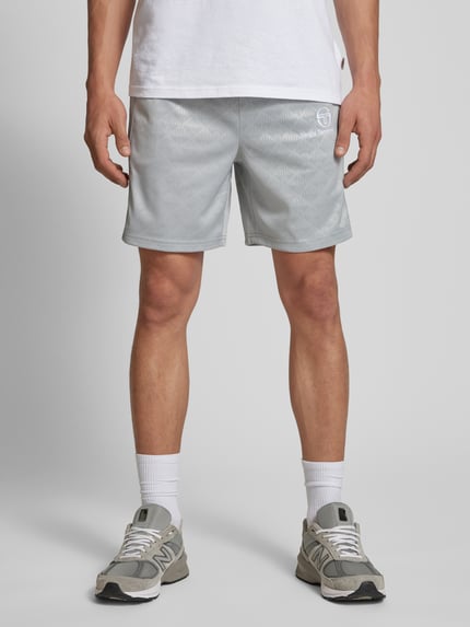Sergio Tacchini Shorts mit Label-Stitching Modell 'NERO' Hellgrau 4