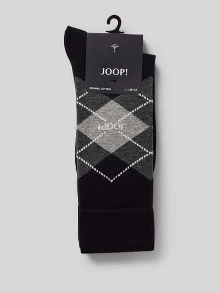 JOOP! COLLECTION Sokken met ribboord Zwart - 3