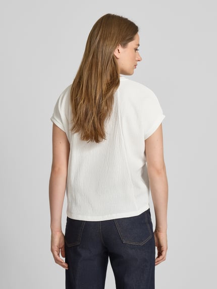 someday. Blusenshirt mit Rundhalsausschnitt Modell 'Kanita' Offwhite 5