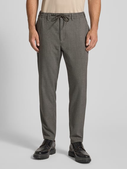 MCNEAL Straight Fit Stoffhose mit Viskose-Anteil Taupe 4