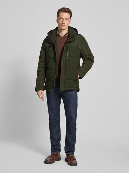 LERROS Steppjacke mit verlängertem Rückenteil Dunkelgruen 1