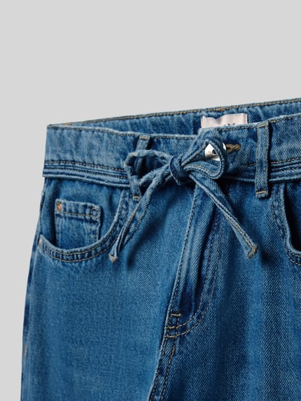 ONLY Straight fit jeans van puur katoen, model 'GIANNA' Blauw - 2