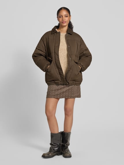 Jake*s Casual Oversize sweter z domieszką wełny Camel 1