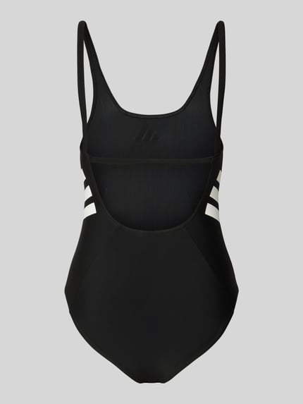 adidas Sportswear Kostium kąpielowy z nadrukami z logo Czarny 3