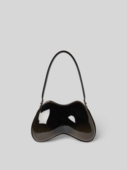 Diesel Schoudertas met logo-applicatie Zwart - 4