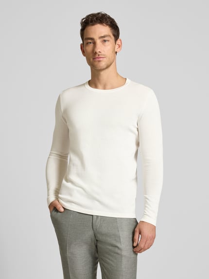 DRYKORN Slim Fit Pullover in Strick-Optik Modell 'Mino' Ecru 4