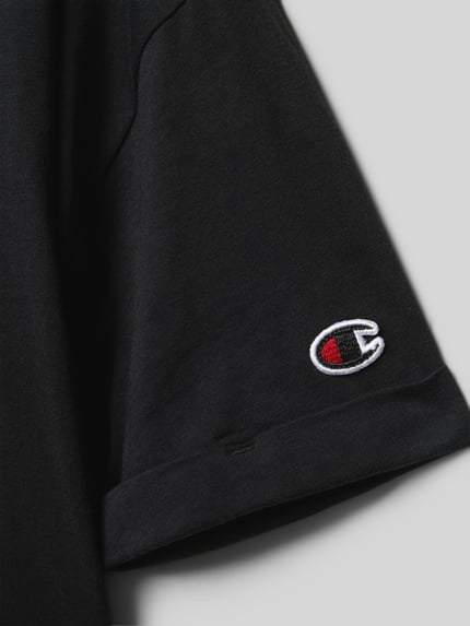 Champion T-Shirt mit Logo-Print Black 2