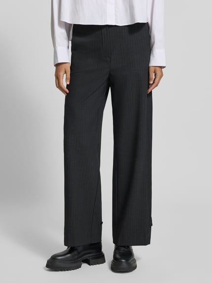 MANGO Hose mit Gesäßtaschen Modell 'SOUFFLE' Mittelgrau 4