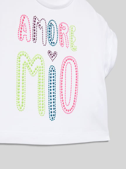 BILLIEBLUSH T-Shirt mit Motiv-Print Weiss 2