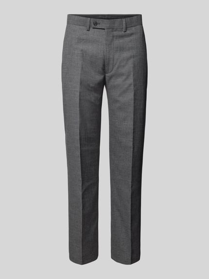 Christian Berg Men Pantalon met persplooien Antraciet - 2