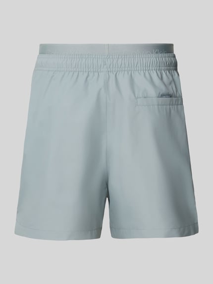Calvin Klein Underwear Badehose mit elastischem Bund Hellgrau 3