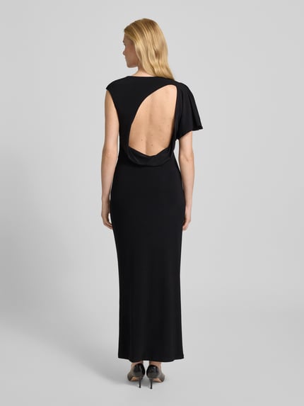 Forever New Avondjurk met ronde hals, model 'James' Zwart - 5