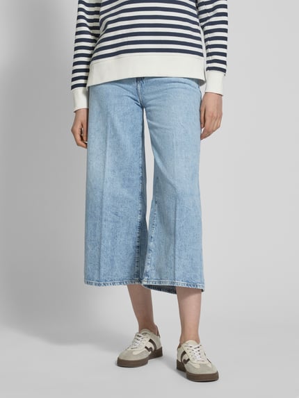 Tommy Hilfiger Jeansy o kroju regular fit z szeroką nogawką z czystej bawełny Jeansowy niebieski 4