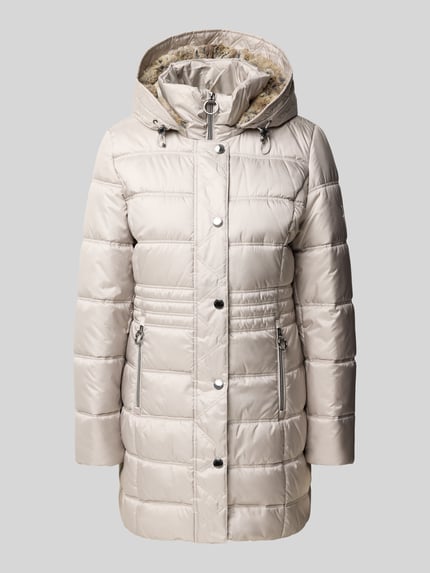 Betty Barclay Steppmantel mit Kapuze Modell 'LT SEPTEMBER' Silber 1