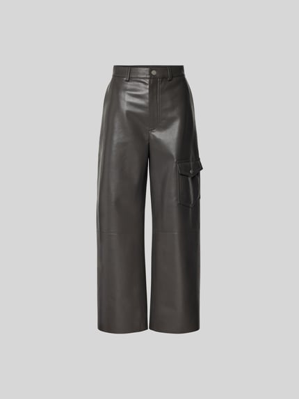 Nanushka Stoffen broek met klepzak Donkergroen - 2