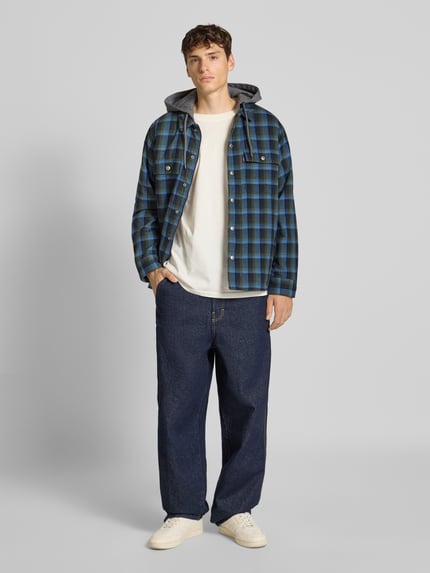 Levi's® Kurtka koszulowa o kroju regular fit z kapturem model ‘FRANCISCO’ Zielony 1