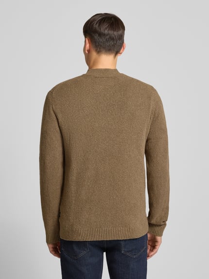 JACK & JONES Premium Strickpullover mit Polokragen Modell 'MAVERICK' Camel 5
