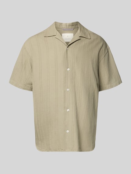 JACK & JONES Premium Regular Fit Freizeithemd aus Baumwoll-Mix mit Leinen-Anteil Modell 'MONTANA' Lind 2