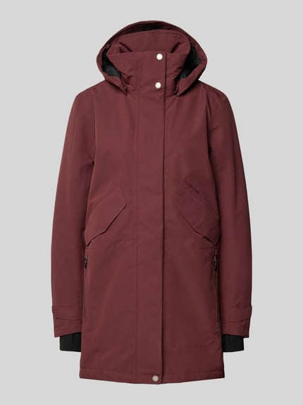 Didriksons Parka mit abnehmbarer Kapuze Modell 'INDRA' Bordeaux 2