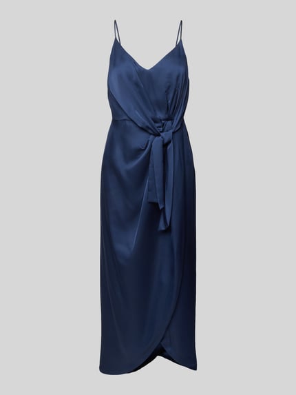 Jake*s Cocktail Cocktailkleid mit Knotendetail Marine 2