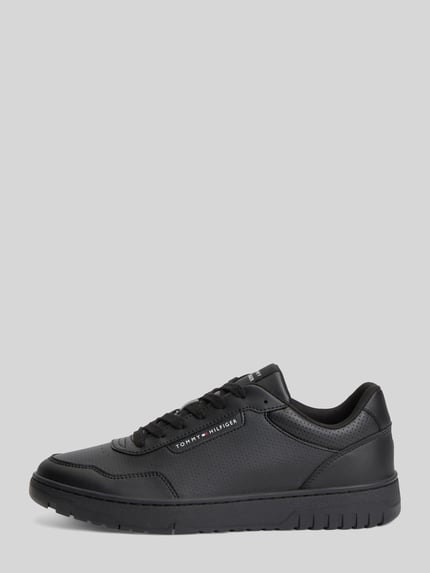 Tommy Hilfiger Sneaker aus Leder-Mix Black 2