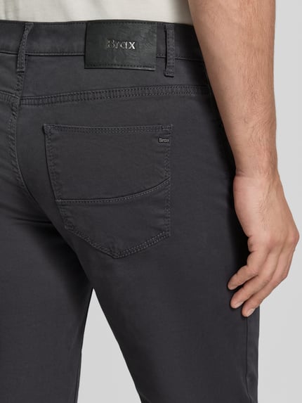 Brax Stoffen broek van mix van katoen en viscose met viscose, model 'Cadiz' Antraciet - 3