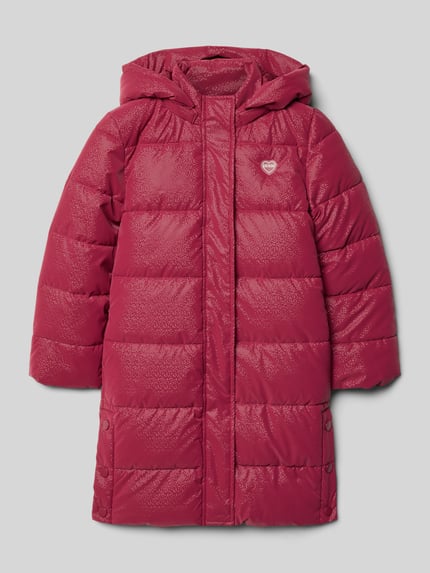 GUESS Steppmantel mit Kapuze Bordeaux 1