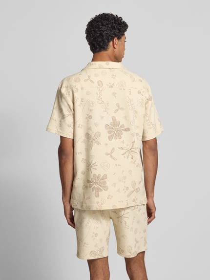 ONLY & SONS Regular Fit Freizeithemd aus reiner Baumwolle Modell 'BAGGIO' Offwhite 5