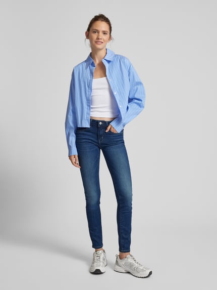Tommy Jeans Skinny Fit Jeans aus Baumwoll-Mix Modell 'SOPHIE' Dunkelblau 1