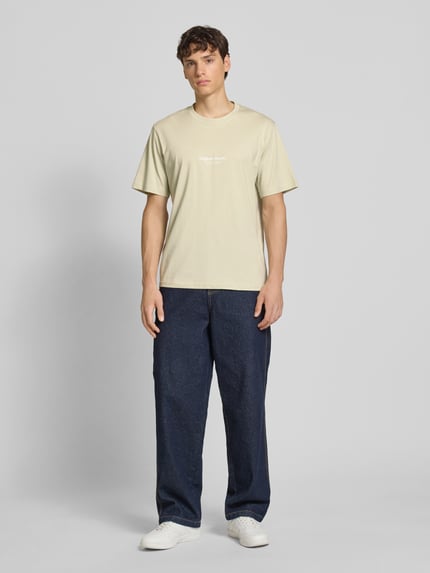 JACK & JONES T-Shirt mit Label-Print Mint 1