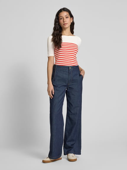 Marc O'Polo T-shirt o kroju regular fit z czystej bawełny Pomarańczowy 1