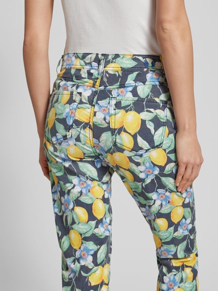 ANGELS Slim fit jeans met verkort model, model 'ORNELLA' Zwart - 3