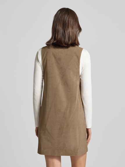 ARMEDANGELS Fließendes Cordkleid aus Baumwoll-Mix Modell 'PINAAFO' Taupe 5
