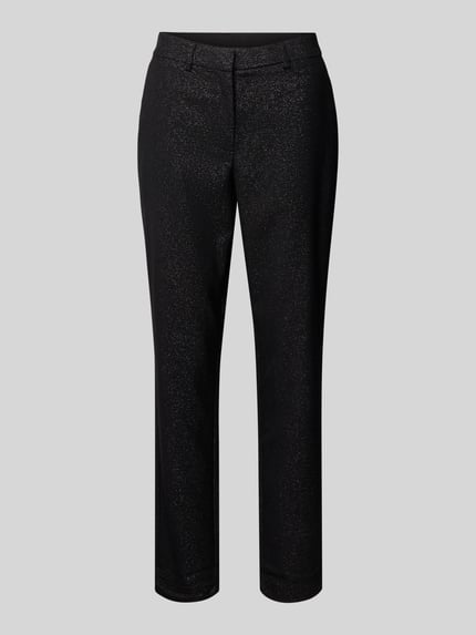PIECES Regular Fit Stoffhose mit Viskose-Anteil Modell 'BOSSELLA' Black 2