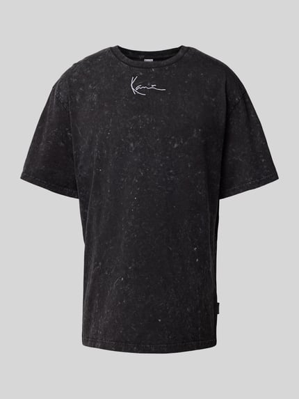 Karl Kani T-Shirt mit Label-Stitching Black 2