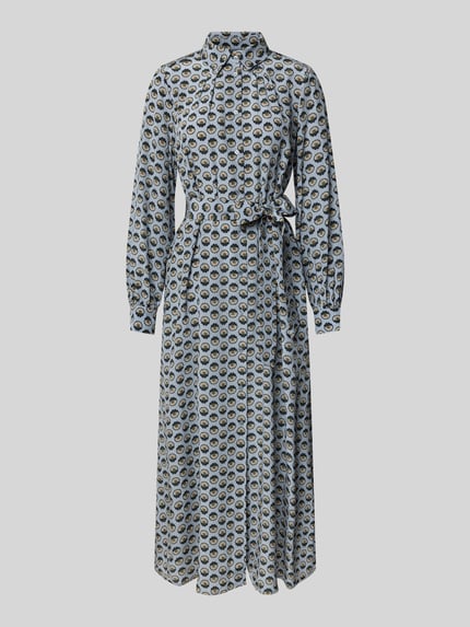 Weekend Max Mara Soepele overhemdjurk van pure zijde, model 'NARVEL' Lichtblauw - 2