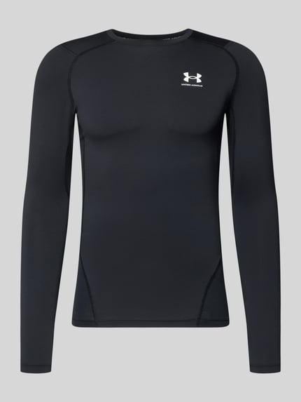 Slim Fit Longsleeve mit Logo-Print Shop The Look MANNEQUINE