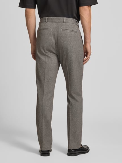 Zuitable Straight Fit Anzughose mit Baumwoll-Anteil Modell 'DiConnor' Sand 5