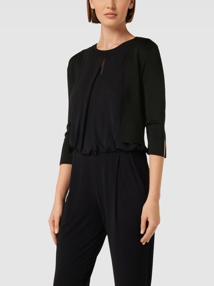 Vera Mont Regular Fit Bolero aus Viskose-Mix Black 4