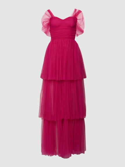 Lace & Beads Avondjurk in off shoulder-design Violet - 2