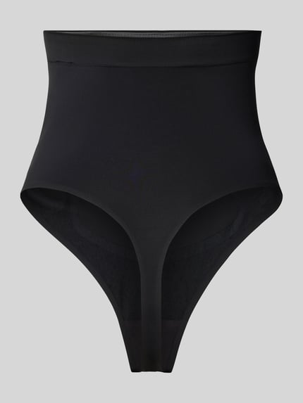 Calvin Klein Underwear Stringi z wysokim stanem i nadrukiem z logo Czarny 3