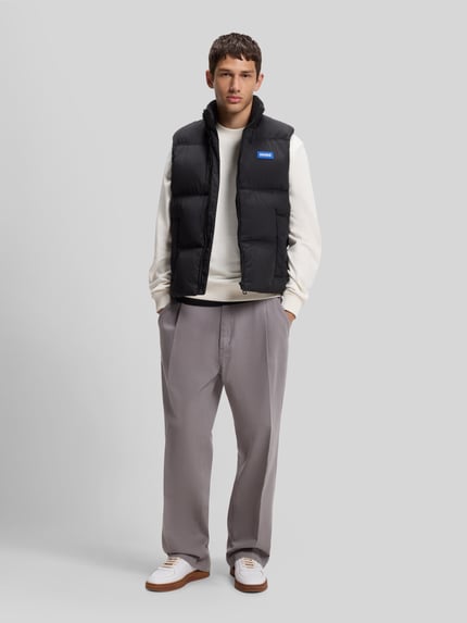 HUGO Blue Regular fit sweatshirt van puur katoen model 'Nespon' Offwhite - 1