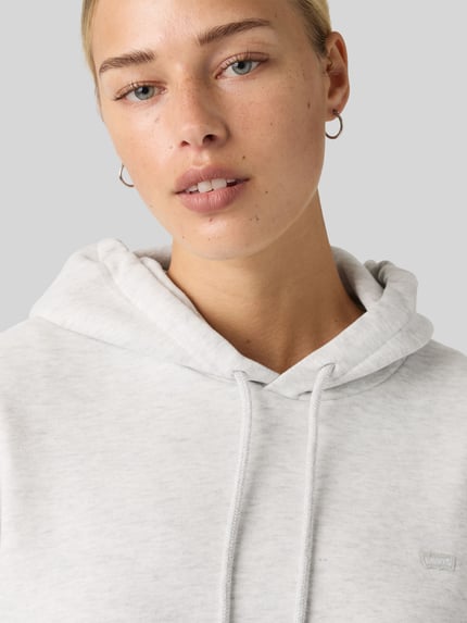 Levi's® Regular fit hoodie van katoenmix Lichtgrijs gemêleerd - 3