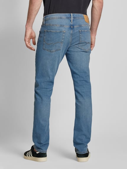 JACK & JONES Jeansy o kroju slim fit z dodatkiem streczu model ‘Glenn’ Jeansowy niebieski 5